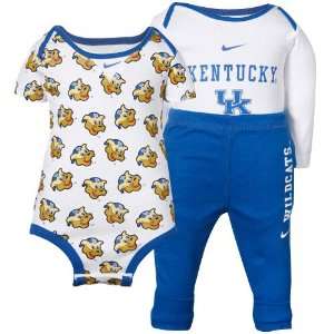  Nike Kentucky Wildcats Infant Royal Blue White 3 Piece 