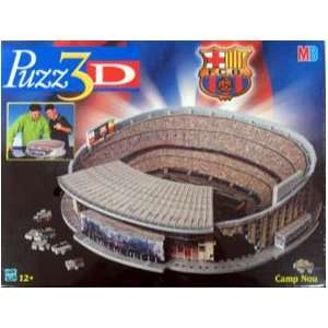  Camp Nou, 682 Piece 3D Jigsaw Puzzle Made by Wrebbit Puzz 