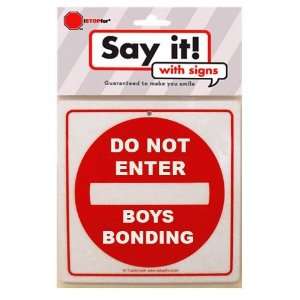  DO NOT ENTER BOYS BONDING: Home & Kitchen