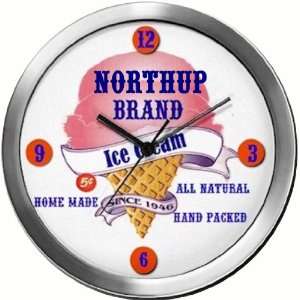  NORTHUP 14 Inch Ice Cream Metal Clock Quartz Movement 