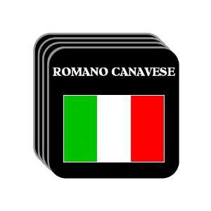  Italy   ROMANO CANAVESE Set of 4 Mini Mousepad Coasters 
