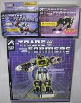   G1 Soundwave Palisades Statue Set MISB Laserbeak & Ravage Bust  