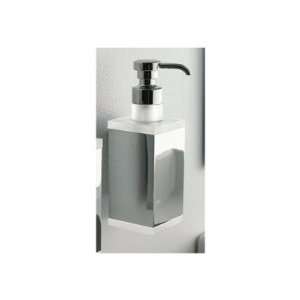   Rectangular Liquid Soap Dispenser Finish: White: Home Improvement