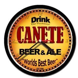  CANETE beer and ale cerveza wall clock: Everything Else