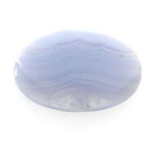  40x30mm Blue Lace Agate Oval Cabochon AAA Grade   Pack 