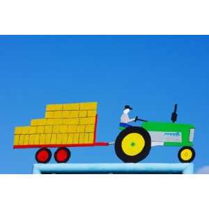  Tractor Sign by Oliver Strewe, 72x48: Home & Kitchen