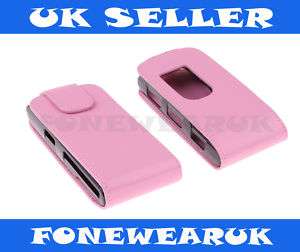 PINK Leather Case/Cover/Pouch Sony Ericsson Satio Idou  