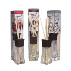 Greenair All Natural Aromatherapy Reed Diffuser, Fresh Cotton, Vanilla 
