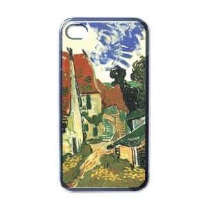  Villages Street In Auvers By Vincent Van Gogh Black Iphone 