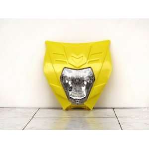  Streetfighter Street Fighter Motorcycle Headlight Yellow 
