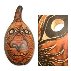  Mate gourd mask, Huanca Man Home & Kitchen