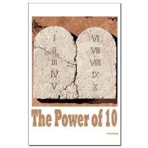  The Power of 10 Religion Mini Poster Print by CafePress 