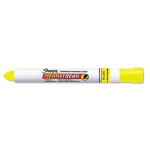  Sharpie : Mean Streak Marking Stick, Broad Tip, Yellow 