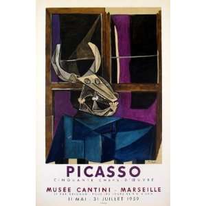  Musee Cantini, 1959 by Pablo Picasso, 20x27