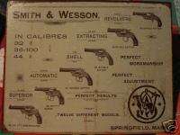Tin Sign  Smith and Wesson  Revolvers  