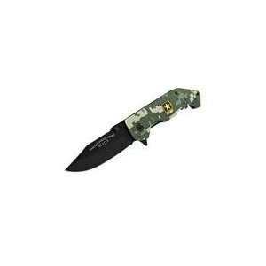    US Army Knife Digital Pattern Straight Blade: Sports & Outdoors