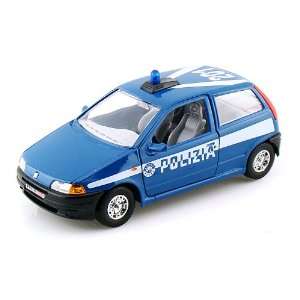  Fiat Punto Polizia 1/24 Blue: Toys & Games
