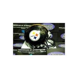  Cliff Stoudt autographed Football Mini Helmet (Pittsburgh 
