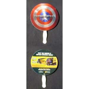  2010 SDCC Captain America Promotional Shield Fan 