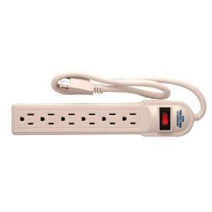  Power Strip 6 Plug Outlet: Electronics