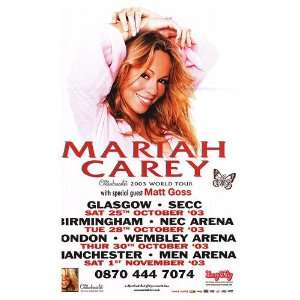 Carey, Mariah Music Poster, 40 x 60  Home & Kitchen