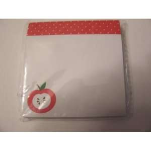  Sticky Note Pad ~ Apple (100 Sheets)