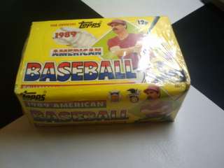 1989 Topps American Baseball Box Collectors Edition  