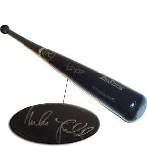   Lowell Autographed Black Big Stick Baseball Bat: Sports & Outdoors