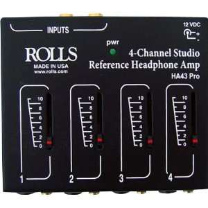  Rolls HA43 Pro Headphone Amplifier Mixer: Musical 