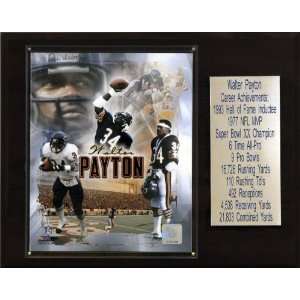  NFL Walter Payton Chicago Bears Career Stat Plaque: Sports 