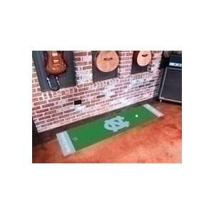  North Carolina Tar Heels Putting Green Mat 18x72: Sports 
