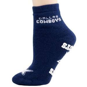    Dallas Cowboys Ladies Navy Blue Slipper Socks: Sports & Outdoors