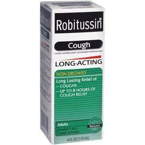  ROBITUSSIN COUGH LONG ACT ND 4OZ PFIZER CONS HEALTHCARE NO 
