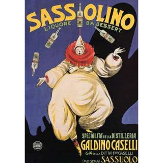 SASSOLINO CLOWN LIQUOR DESSERT GALDINO CASELLI MODENA SASSUOLO ITALY 