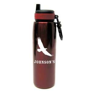  Eagle Etched Stainless Water Bottle: Kitchen & Dining