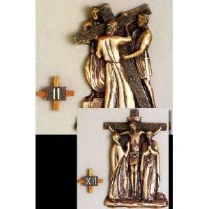    Bronze Bas Relief Stations of the Cross