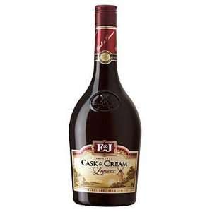  E & J Cask & Cream Brandy 34@ 750ML Grocery & Gourmet 