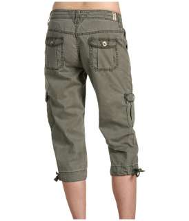 Levis Jeans Plus Army Green Capitola Cargo Capri Pants Fits Every 