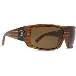  Von Zipper Clutch Tortoise Polarized Glass Sunglasses 