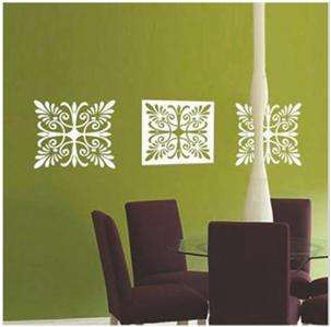 Square Pattern Wall Art Home Decal Paper Sticker (50 x 70 cm)  