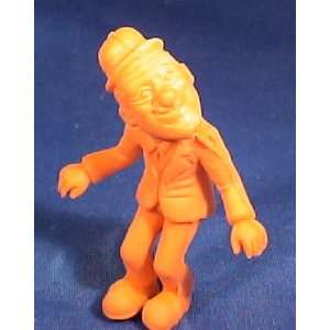  1983 Stan Laurel (Laurel & Hardy) 2 Rubber Figure (Orange 