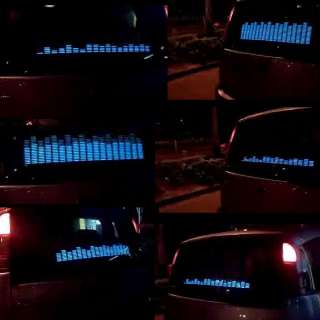 Car Stickers Sound music Activated/equalizer glow light  