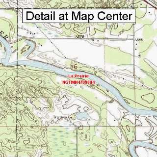  USGS Topographic Quadrangle Map   La Prairie, Minnesota 