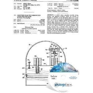 NEW Patent CD for ADJUSTABLE REAR VIEW MIRROR WITH ANTIGLARE STRUCTURE