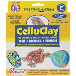 Celluclay Instant Papier Mache 1 Pound Gray 