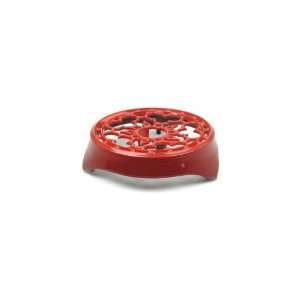  Le Creuset 9 Deluxe Round Trivet   Red