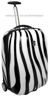 Heys USA 20 EXOTIC XCASE CarryOn Luggage Case ZEBRA  