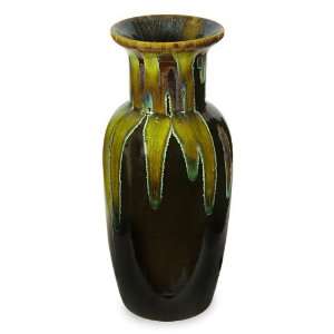 Ceramic vase, Rain