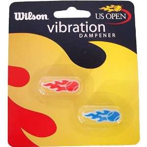  Wilson Vibra Fun US OPEN Burning Ball Vibration Dampeners 
