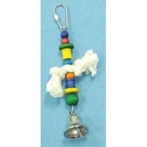 2PK 7 Toy Wood Spools Beads Rope Bone Bell (Catalog Category: Bird 